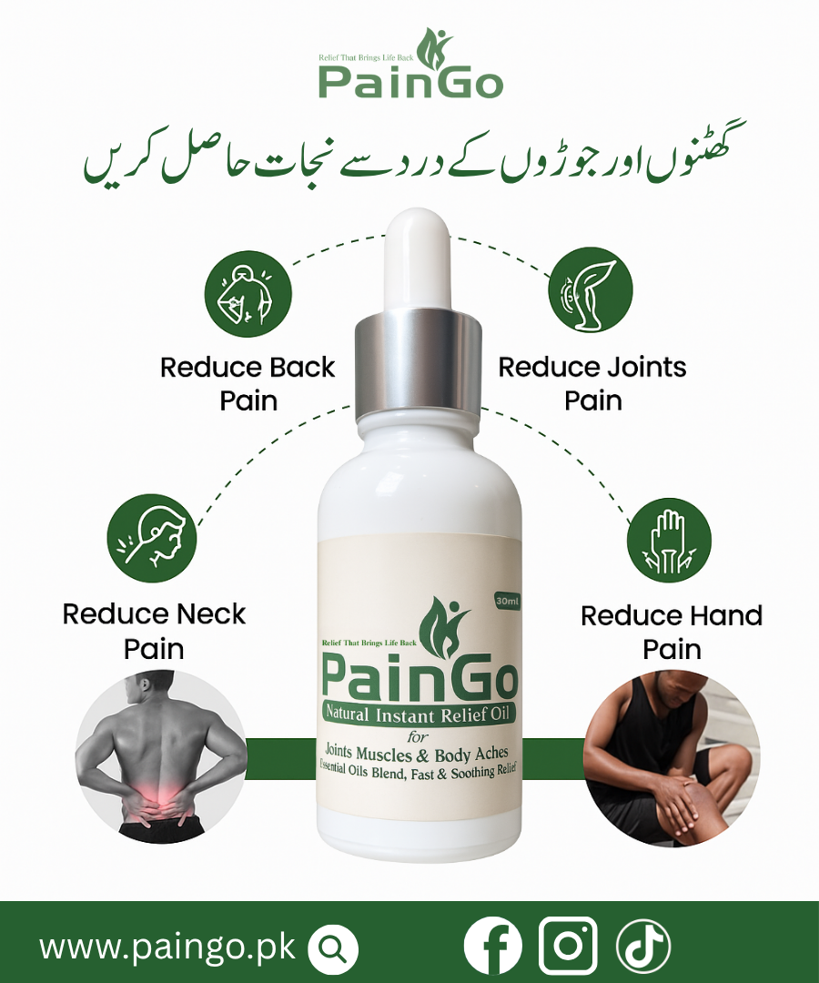 PainGo Relief Oil – One Solution for Full Body Pain & Stiffness