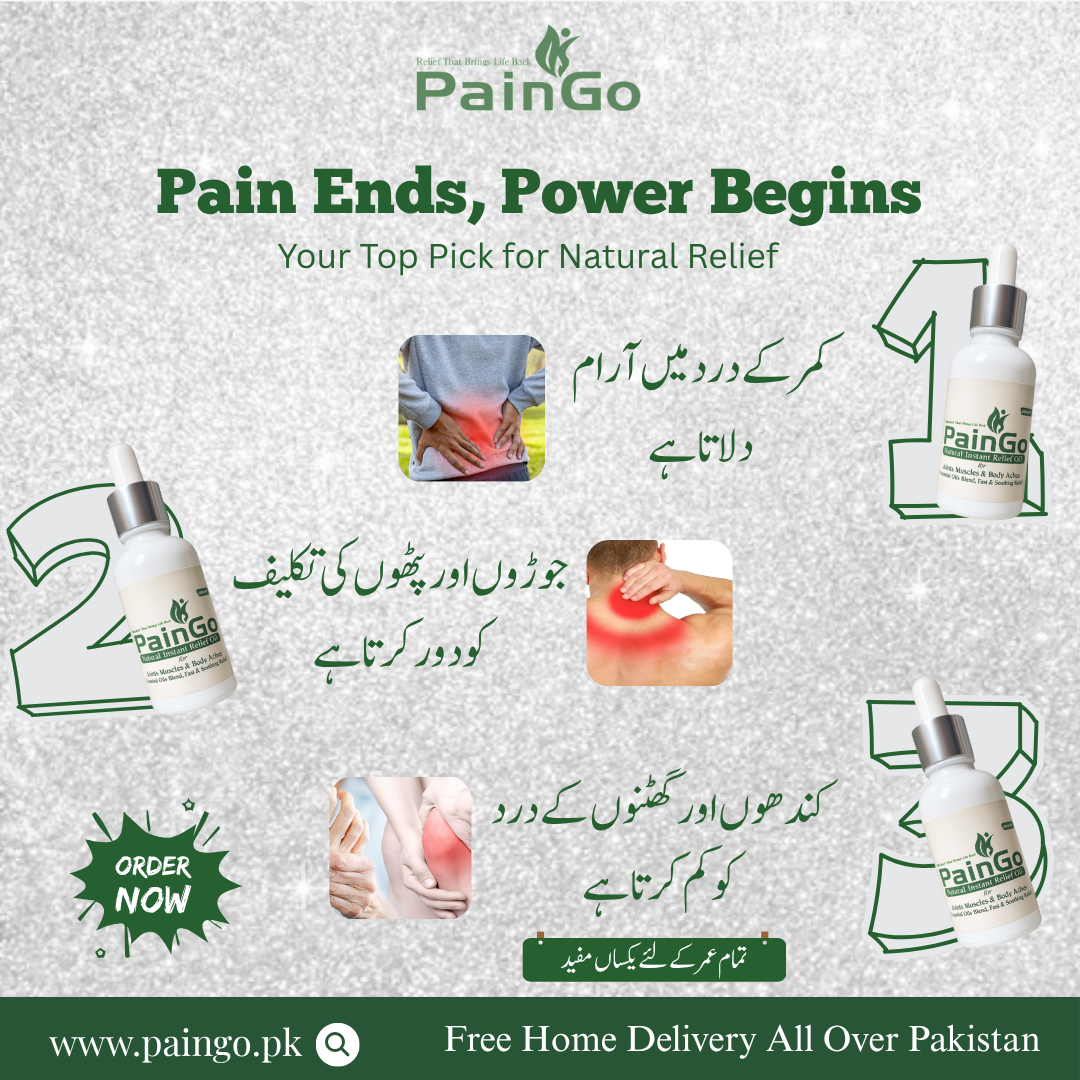PainGo Relief Oil – One Solution for Full Body Pain & Stiffness